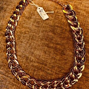 Park Lane Bold Gold Statement Necklace